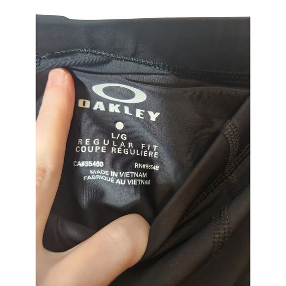 Men's Oakley  Regular Fit Black Leggings Size Large - Picture 3 of 3